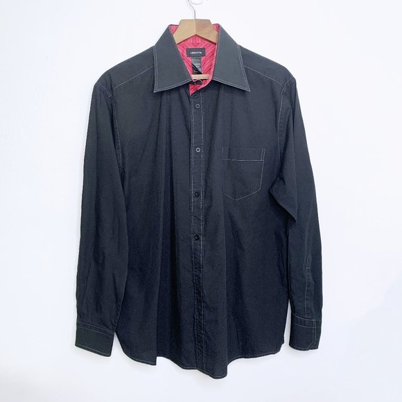 Claiborne - Black Button Up Shirt